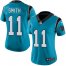 Nike Carolina Panthers #11 Torrey Smith Blue Alternate Womens Stitched NFL Vapor Untouchable Limited Jersey