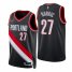 Nike Portland Trail Blazers #27 Jusuf Nurkic Black Mens 2021-22 NBA 75th Anniversary Diamond Swingman Jersey – Icon Edition Mens