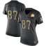 Nike Tampa Bay Buccaneers #87 Rob Gronkowski Black Womens Super Bowl LV Champions Patch Stitched NFL Limited 2016 Salute to Service Jersey