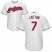 Cleveland Indians #7 Kenny Lofton White Home Stitched Youth MLB Jersey
