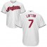 Cleveland Indians #7 Kenny Lofton White Home Stitched Youth MLB Jersey