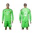 Germany #12 Leno Green Goalkeeper Long Sleeves Soccer Country Jersey