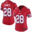 Nike Buffalo Bills #28 E.J. Gaines Red Womens Stitched NFL Limited Rush Jersey