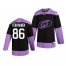 Carolina Hurricanes #86 Teuvo Teravainen Adidas Mens Hockey Fights Cancer Practice NHL Jersey Black