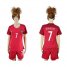 Womens Portugal #7 Ronaldo Home Soccer Country Jersey