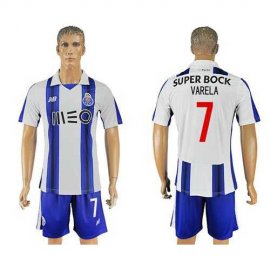 Oporto #7 Varela Home Soccer Club Jersey