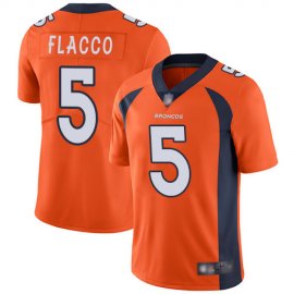 Nike Denver Broncos #5 Joe Flacco Orange Team Color Youth Stitched NFL Vapor Untouchable Limited Jersey