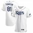 Tampa Bay Rays #81 Ryan Thompson Mens Nike White Home 2020 World Series Bound Authentic Player MLB Jersey