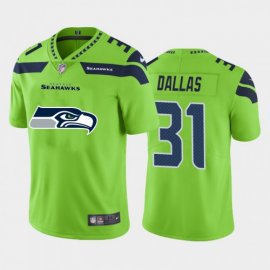 Seattle Seahawks #31 DeeJay Dallas Green Mens Nike Big Team Logo Vapor Limited NFL Jersey