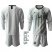 Paris Saint Germain Blank Grey Goalkeeper Long Sleeves Kid Soccer Club Jersey