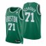 Nike Boston Celtics #71 Dennis Schroder Green Mens 2021-22 NBA 75th Anniversary Diamond Swingman Jersey – Icon Edition Mens