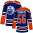 Adidas Edmonton Oilers #56 Kailer Yamamoto Royal Blue Alternate Authentic Stitched NHL Jersey