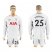 Tottenham Hotspur #25 Onomah Home Long Sleeves Soccer Club Jersey
