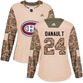 Adidas Montreal Canadiens #24 Phillip Danault Camo Authentic 2017 Veterans Day Womens Stitched NHL Jersey