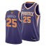 Nike Phoenix Suns #25 Mikal Bridges Youth 2021 NBA Finals Bound Swingman Icon Edition Jersey Purple Youth