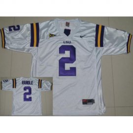 LSU Tigers 2 Rueben Randle White College Football Jersey