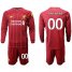 Liverpool Personalized Home Long Sleeves Soccer Club Jersey