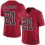 Nike Atlanta Falcons #21 Deion Sanders Red Mens Stitched NFL Limited Rush Jersey