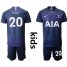 Tottenham Hotspur #20 Dele Away Kid Soccer Club Jersey