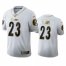 Pittsburgh Steelers #23 Joe Haden Mens Nike White Golden Edition Vapor Limited NFL 100 Jersey