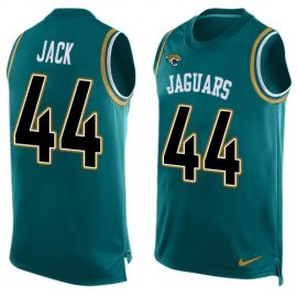 Nike Jacksonville Jaguars #44 Myles Jack Teal Green Alternate Mens Stitched NFL Limited Tank Top Jersey