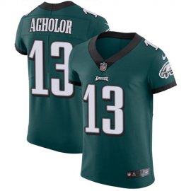 Nike Philadelphia Eagles #13 Nelson Agholor Midnight Green Team Color Mens Stitched NFL Vapor Untouchable Elite Jersey