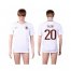 Roma #20 Fazio Away Soccer Club Jersey