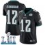 Nike Philadelphia Eagles #12 Randall Cunningham Black Alternate Super Bowl LII Mens Stitched NFL Vapor Untouchable Limited Jersey