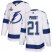 Adidas Tampa Bay Lightning #21 Brayden Point White Road Authentic Youth 2020 Stanley Cup Champions Stitched NHL Jersey
