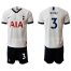 Tottenham Hotspur #3 Rose White Home Soccer Club Jersey