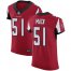 Nike Atlanta Falcons #51 Alex Mack Red Team Color Mens Stitched NFL Vapor Untouchable Elite Jersey