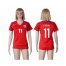 Womens England #11 Sterling Away Soccer Country Jersey