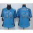 Nike Carolina Panthers #54 Shaq Thompson Blue Alternate Womens Stitched NFL Elite Drift Fashion Jersey