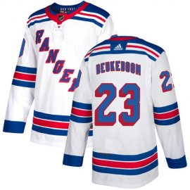 Adidas New York Rangers #23 Jeff Beukeboom White Away Authentic Stitched NHL Jersey
