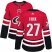 Adidas Carolina Hurricanes #27 Justin Faulk Red Home Authentic Womens Stitched NHL Jersey