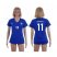 Womens France #11 Martial Home Soccer Country Jersey