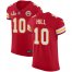 Nike Kansas City Chiefs #10 Tyreek Hill Red Team Color Mens Super Bowl LV Bound Stitched NFL Vapor Untouchable Elite Jersey