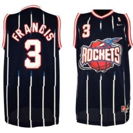 Houston Rockets 3# Steve Francis Black Soul Swingman NBA Jersey Cheap