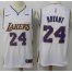 Nike Los Angeles Lakers #24 Kobe Bryant White NBA Swingman Jersey