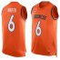 Nike Denver Broncos #6 Sam Martin Orange Team Color Mens Stitched NFL Limited Tank Top Jersey