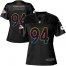 Nike Kansas City Chiefs #94 Terrell Suggs Black Womens NFL Fashion Game Jersey