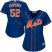 New York Mets #52 Yoenis Cespedes Blue Alternate Womens Stitched MLB Jersey