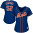 New York Mets #52 Yoenis Cespedes Blue Alternate Womens Stitched MLB Jersey