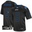 Nike Detroit Lions #9 Matthew Stafford Lights Out Black Mens Stitched NFL Elite Autographed Jersey