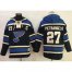 St. Louis Blues #27 Alex Pietrangelo Navy Blue Sawyer Hooded Sweatshirt Stitched NHL Jersey