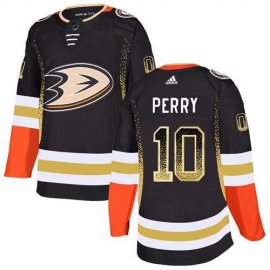 Adidas Anaheim Ducks #10 Corey Perry Black Home Authentic Drift Fashion Stitched NHL Jersey