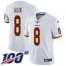 Nike Washington Football Team #8 Kyle Allen White Mens Stitched NFL 100th Season Vapor Untouchable Limited Jersey