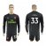 Arsenal #33 Cech Black Long Sleeves Goalkeeper Soccer Country Jersey