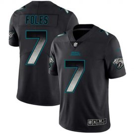 Nike Jacksonville Jaguars #7 Nick Foles Black Mens Stitched NFL Vapor Untouchable Limited Smoke Fashion Jersey