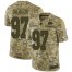 Nike Kansas City Chiefs #97 Alex Okafor Camo Mens Stitched NFL Limited 2018 Salute To Service Jersey